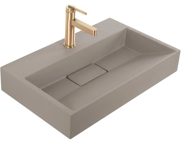 Konglomerátum mosdó Rea GOYA TAUPE 60CM