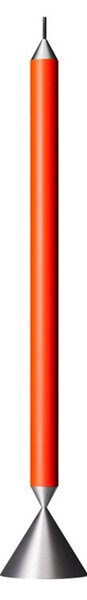 Apollo 59 Függőlámpá Red Orange/Aluminium - Pholc
