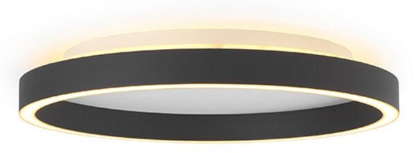 Mennyezeti Lámpa Halo Design, dimmable, Fekete, Hálószoba, Műanyag