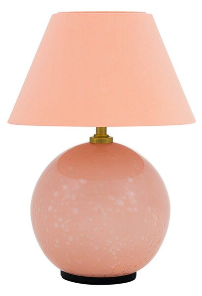 Asztali lámpa Globen Lighting, IRIS, dimmable, Rózsaszín / Rosé, Nappali, Üveg, Vintage