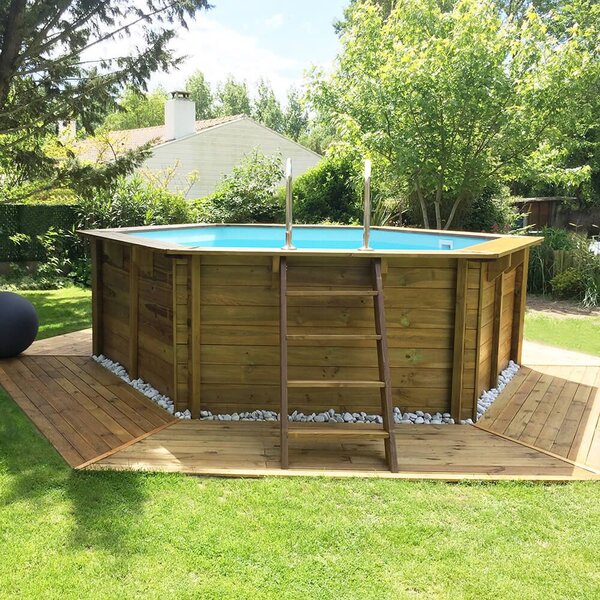 GRE TIMBER fa medence Ø4 x 1,19 m