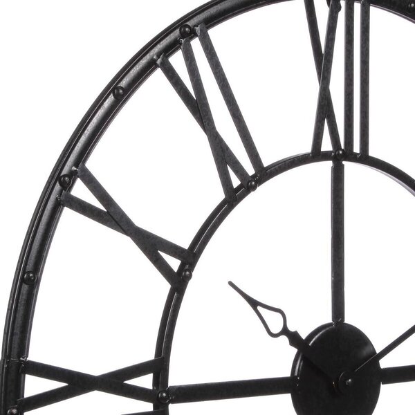 Falióra 70 cm, római számokkal, fém, fekete - BIGBEN