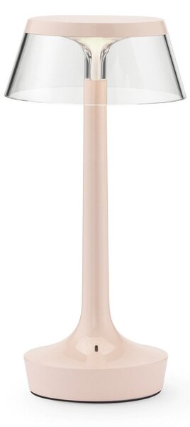 Asztali lámpa FLOS, Bon jour unplugged, dimmable, Rózsaszín / Rosé, Folyosó, Műanyag, Dizájn