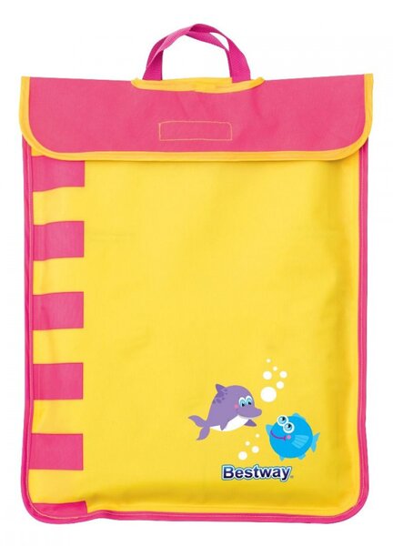 Bestway Nyolcszögletű gyerek medence pancsoló sárga 99 x 99 x 20 cm