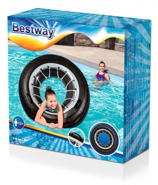 Bestway autókerék úszógumi, 119 cm