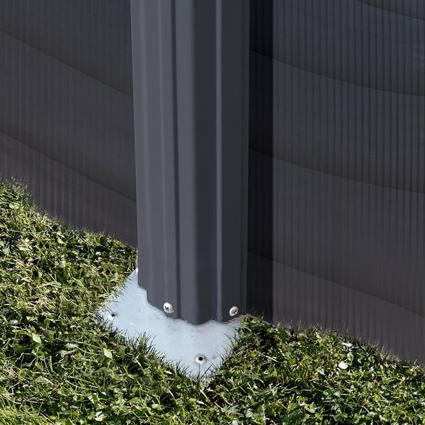 GRE GRAPHITE 730 x 375 x 120 cm ovális merevfalú medence