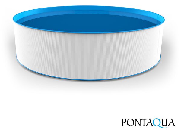 Pontaqua ADRIA merevfalú medence 350 cm kör, fehér