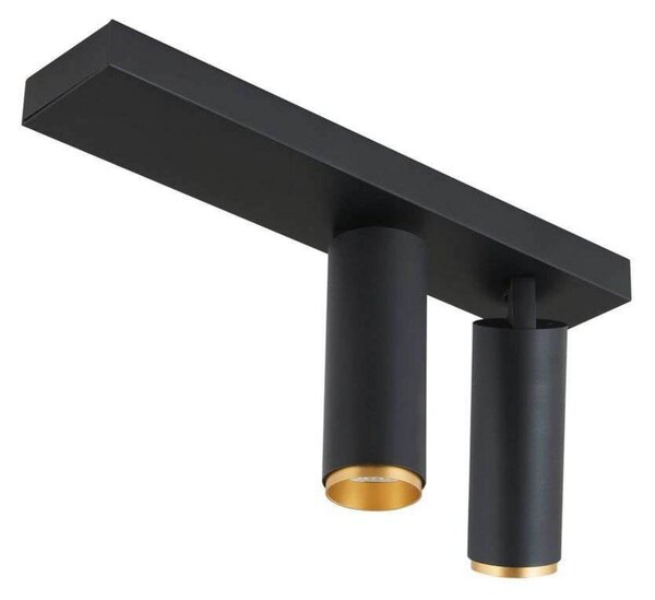Mennyezeti Lámpa LOOM DESIGN, X-Beam, dimmable, Fekete, Nappali, Alumínium, Modern
