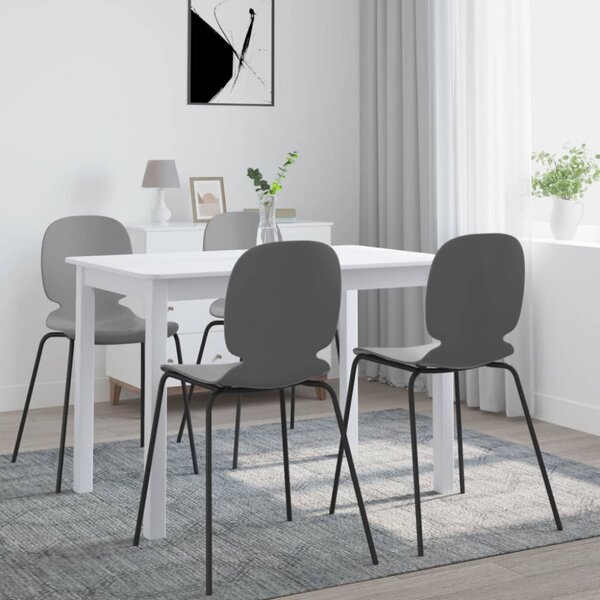 Fehér tömör gumifa étkezőasztal 114 x 71 x 75 cm (247362)