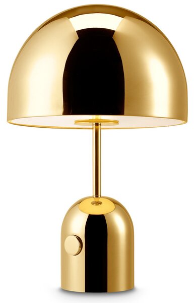 Asztali lámpa Tom Dixon, Bell, dimmable, Arany / Sárgaréz, Nappali, Fém, Dizájn