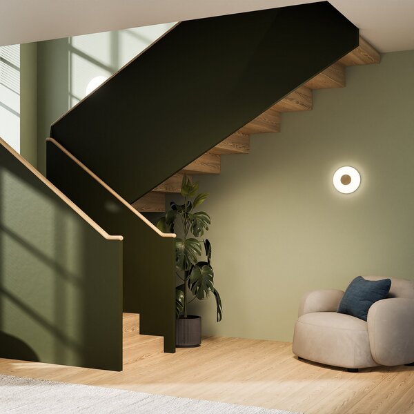 Fali Lámpa Northern, Glint, dimmable, Fehér, Nappali, Üveg, Dizájn