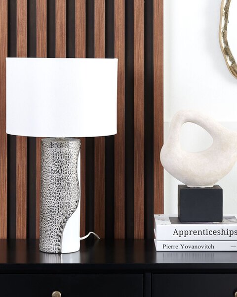 Asztali lámpa AIKEN Porcelán Fehér