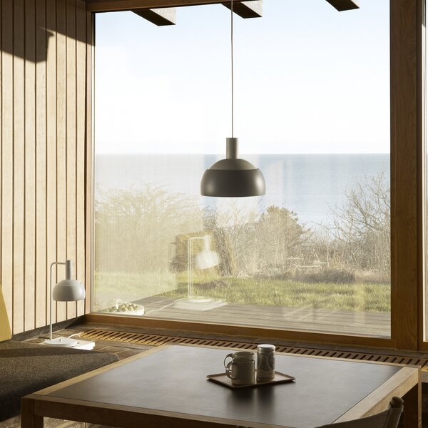 Függőlámpa Louis Poulsen, FJ Elements, dimmable, Szürke, Nappali, Alumínium, Modern