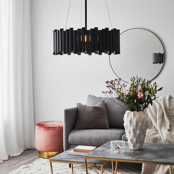 Függőlámpa Markslöjd, Level, dimmable, Fekete, Nappali, Fém, Modern