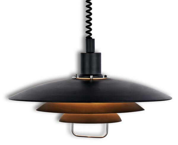 Függőlámpa Markslöjd, KIRKENES, dimmable, Fekete, Nappali, Fém, Modern