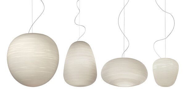 Függőlámpa Foscarini, Rituals XL, dimmable, Fehér, Nappali, Üveg, Dizájn