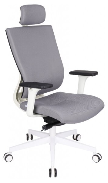 GRO-MaxPro WT HD White karfás vezetői forgószék
