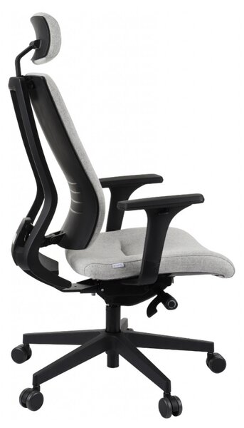 GRO-MaxPro BT HD Black vezetői forgószék fejtámlával