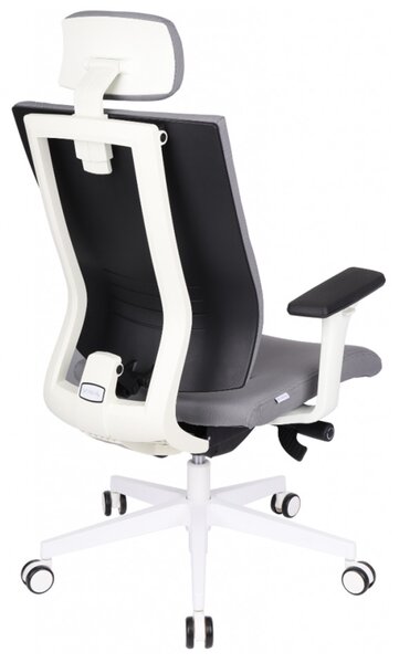 GRO-MaxPro WT HD White karfás vezetői forgószék