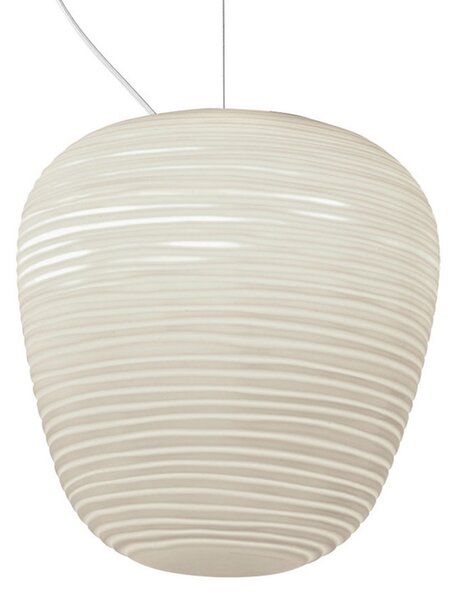 Függőlámpa Foscarini, Rituals 3, dimmable, Fehér, Nappali, Üveg, Dizájn