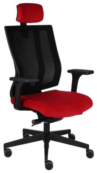 GRO-MaxPro BS HD Black vezetői forgószék fejtámlával