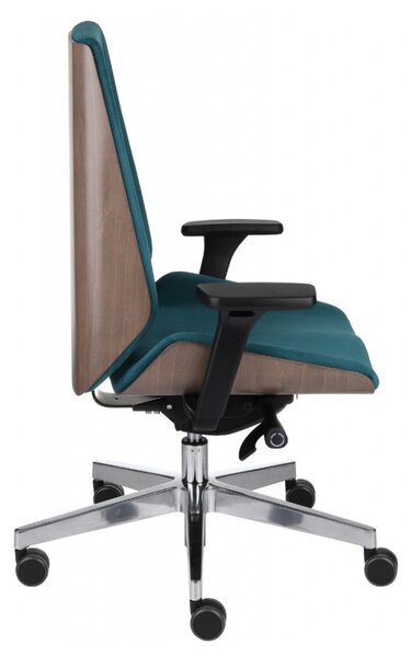 GRO-Moon Wood Chrome vezetői forgószék