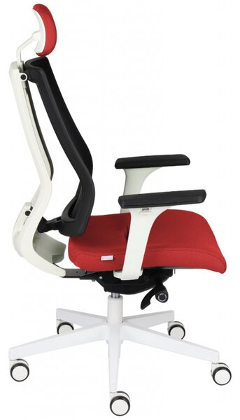 GRO-MaxPro WS HD White vezetői forgószék fejtámlával