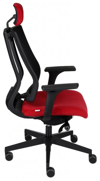 GRO-MaxPro BS HD Black vezetői forgószék fejtámlával