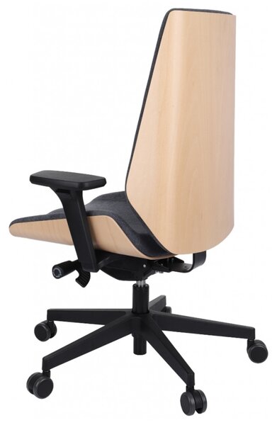 GRO-Moon Wood Black vezetői forgószék