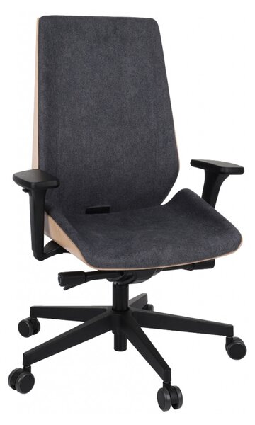GRO-Moon Wood Black vezetői forgószék