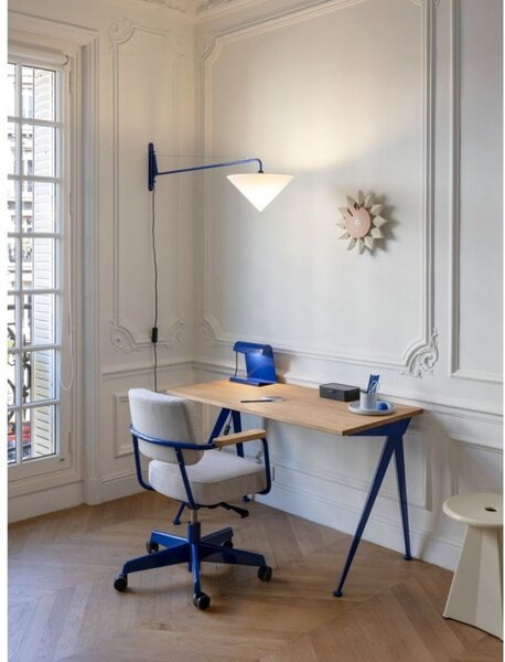 Lampe de Bureau Asztali Lámpa Prouvé Bleu Marcoule - Vitra