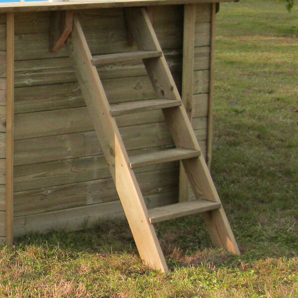 GRE TIMBER szögletes fa medence 305 x 305 x 119 cm