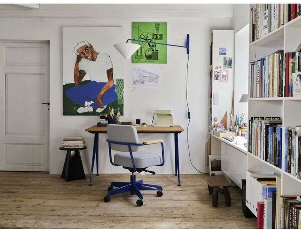 Lampe de Bureau Asztali Lámpa Prouvé Blanc Colombe