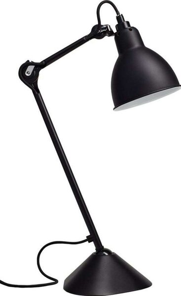 Asztali lámpa Lampe Gras, Fekete, Dolgozószoba / iroda, Fém