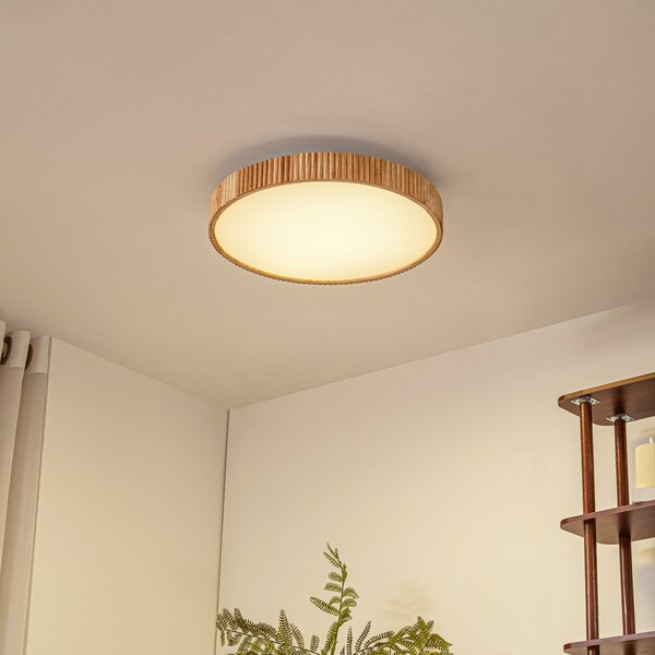 Mennyezeti Lámpa Lindby, Velua, dimmable, Fa, Nappali, Fa, Modern