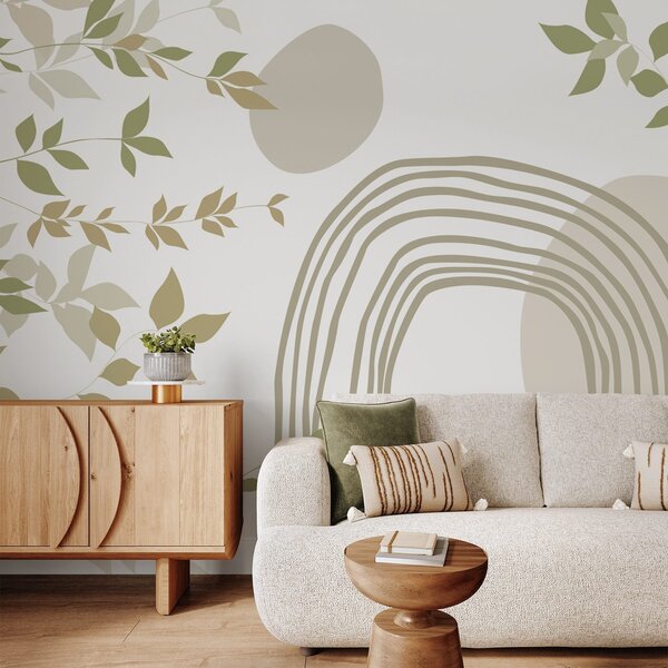 Fotótapéta Absztrakció és lombozat, Fotótapéta minimalista stílusban, w05373v1 : Uwalls.hu