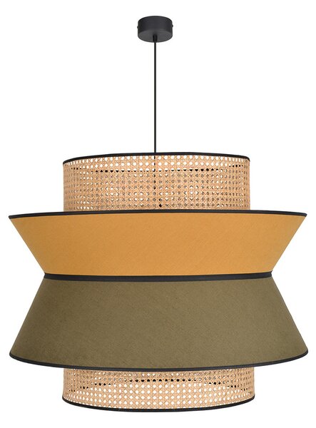 Függőlámpa MARKET SET, Singapour XXL, dimmable, Többszínű, Nappali, Szövet / Textília, Dizájn