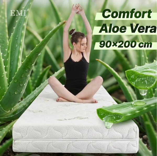 EMI Comfort Aloe Vera matrac 90x200 cm, 1+1 ingyen
