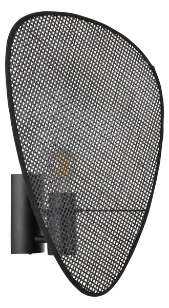 Fali Lámpa MARKET SET, Screen, dimmable, Fekete, Nappali, Fa, Dizájn