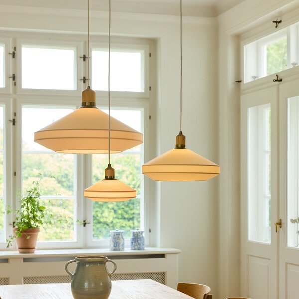 Függőlámpa Halo Design, PARIS SOFT, dimmable, Étkező, Szövet / Textília, Dizájn