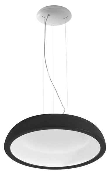 Függőlámpa Stilnovo, Reflexio, dimmable, Fekete, Nappali, Fém, Dizájn