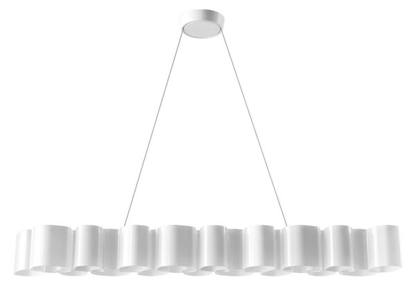 Függőlámpa Stilnovo, Honey, dimmable, Fehér, Nappali, Műanyag, Modern