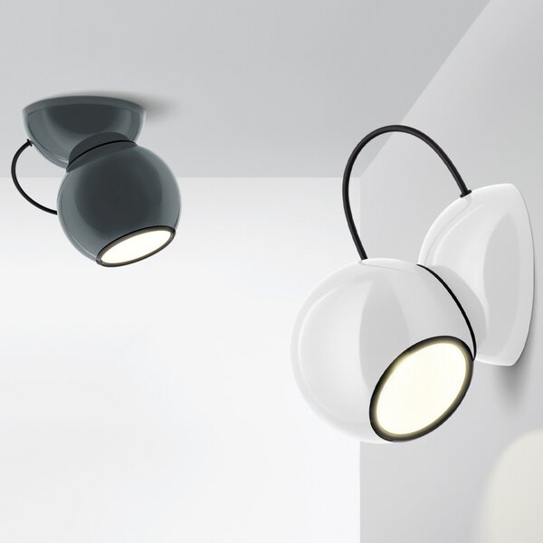 Fali Lámpa Stilnovo, Gravitino, dimmable, Fehér, Nappali, Fém, Dizájn