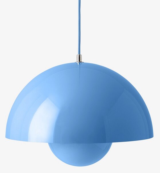 Függőlámpa &Tradition, Flowerpot VP7, dimmable, Kék, Nappali, Fém, Dizájn