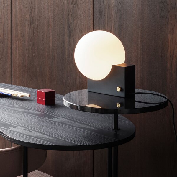 Asztali lámpa &Tradition, Journey SHY1, dimmable, Fekete, Nappali, Üveg, Dizájn