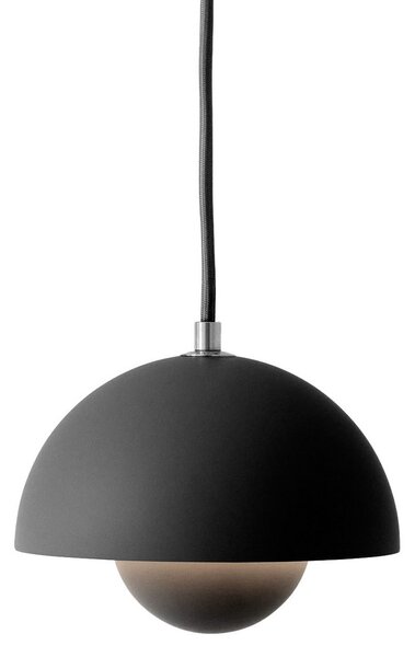Függőlámpa &Tradition, Flowerpot VP10, dimmable, Fekete, Nappali, Fém, Dizájn