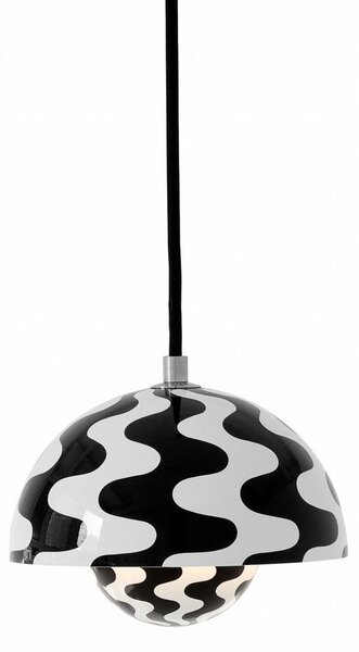 Függőlámpa &Tradition, Flowerpot VP10, dimmable, Fekete, Nappali, Fém, Dizájn