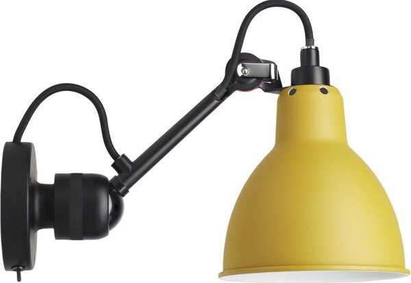 Fali Lámpa Lampe Gras, Sárga, Nappali, Fém, Dizájn