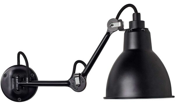 Fali Lámpa Lampe Gras, Fekete, Nappali, Fém, Dizájn