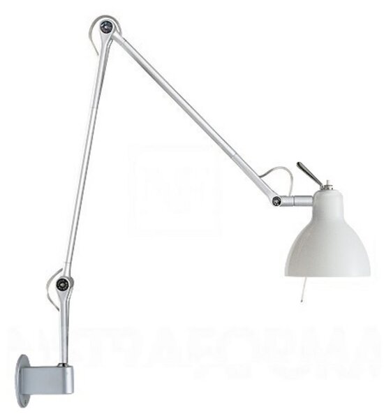 Luxy W2 Fali Lámpa Aluminium with Matte White - Rotaliana